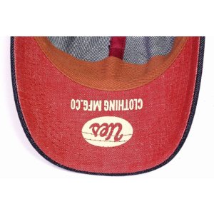 画像11: 「UES/ウエス」デニムキャップ【GOOD START レッド】 (11)