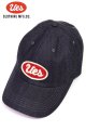 画像: 「UES/ウエス」デニムキャップ【UESロゴ レッド】