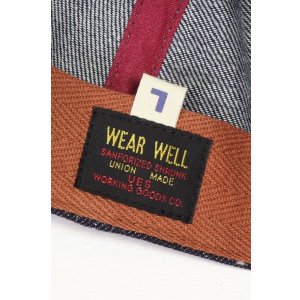 画像13: 「UES/ウエス」デニムキャップ【GOOD START レッド】 (13)