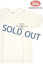 画像: 「UES/ウエス」BLACK BEAR プリントTシャツ【オフホワイト】