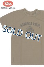 画像: 「UES/ウエス」SCRAMBLE RACES プリントTシャツ【オリーブ】