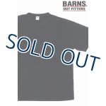 画像: 「BARNS OUT FITTERS /バーンズアウトフィッターズ」タフネック無地ポケット付きTシャツ【ブラック】