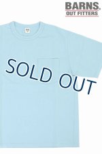 画像: 「BARNS OUT FITTERS /バーンズアウトフィッターズ」タフネック無地ポケット付きTシャツ【ミント】