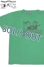 画像: 「STUDIO D'ARTISAN/ステュディオ・ダ・ルチザン」LEGENDARY ROCK BAND プリントＴシャツ【グリーン】