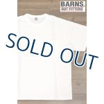 画像: 「BARNS OUT FITTERS /バーンズアウトフィッターズ」タフネック無地ポケット付きTシャツ【ホワイト】