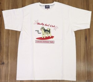 画像: 「Pherrow's/フェローズ」Husky Surf Club プリントTシャツ PTシリーズ【ホワイト】