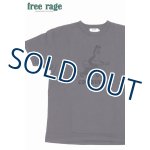 画像: 「FREE RAGE/フリーレイジ」GROWING プリントリサイクルコットンTシャツ【グレー】