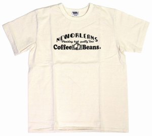 画像: 「Pherrow's/フェローズ」Coffee Beans プリントTシャツ PMTシリーズ【S・ホワイト】