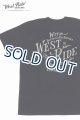 画像: 「WEST RIDE/ウエストライド」HEART  ヘビーウェイトプリントTシャツ【ブラック】