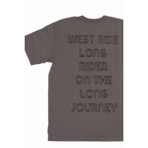画像2: 「WEST RIDE/ウエストライド」LEGEND  ヘビーウェイトプリントTシャツ【G・グレー】 (2)