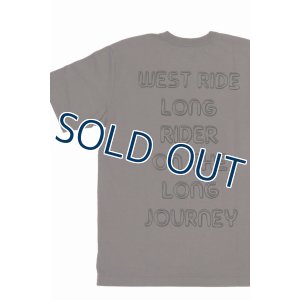 画像2: 「WEST RIDE/ウエストライド」LEGEND  ヘビーウェイトプリントTシャツ【G・グレー】 (2)