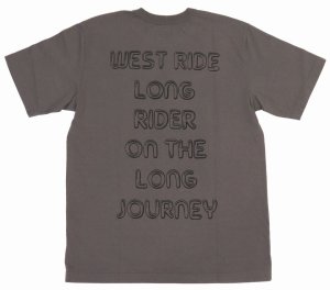 画像: 「WEST RIDE/ウエストライド」LEGEND  ヘビーウェイトプリントTシャツ【G・グレー】