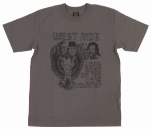 画像: 「WEST RIDE/ウエストライド」LEGEND  ヘビーウェイトプリントTシャツ【G・グレー】