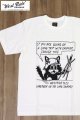 画像: 「WEST RIDE/ウエストライド」CAT  ヘビーウェイトプリントTシャツ【ホワイト】