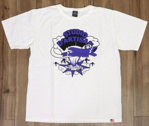 画像: 「STUDIO D'ARTISAN/ステュディオ・ダ・ルチザン」Bomber プリントＴシャツ【ホワイト】