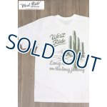 画像: 「WEST RIDE/ウエストライド」Cactus  ヘビーウェイトプリントTシャツ【ホワイト】