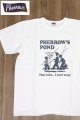 画像: 「Pherrow's/フェローズ」POND プリントTシャツ PMTシリーズ【ホワイト】