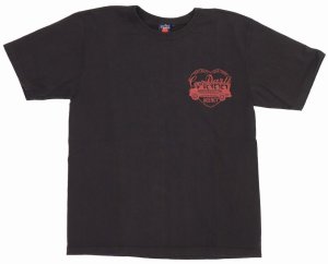 画像: 「STUDIO D'ARTISAN/ステュディオ・ダ・ルチザン」AGENCY 吊り編みプリントＴシャツ【チャコールブラック】