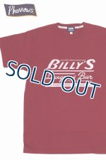 画像: 「Pherrow's/フェローズ」BILLY'S プリントTシャツ PTシリーズ【バーガンディー】