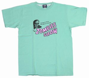 画像: 「Pherrow's/フェローズ」ZOMBIES SHOW プリントTシャツ PTシリーズ【ミントグリーン】