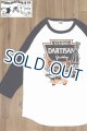 画像: 「STUDIO D'ARTISAN/ステュディオ・ダ・ルチザン」GASOLINE ラグラン7分袖Ｔシャツ【ホワイト×ネイビー】