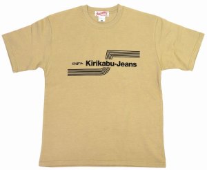 画像: 「KIRIKABU JEANS/キリカブジーンズ」OITA プリントTシャツ【サンドカーキ】