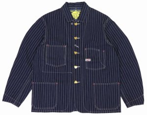 画像: 「TCB jeans/TCBジーンズ」キャットハートカバーオール【ウーブンストライプ】