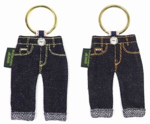 画像: 「KIRIKABU JEANS/キリカブジーンズ」ミニデニムキーホルダー【2カラーあり】