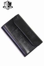 画像: 「INCEPTION/インセプション」UKブライドルレザー ミドルウォレット 【ブラック】