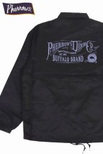 画像: 「Pherrow's/フェローズ」BUFFALO BRAND ナイロンコーチジャケット【ブラック】