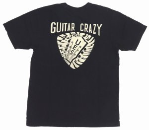 画像: 「UES/ウエス」GUITAR CRAZY プリントTシャツ【ブラック】