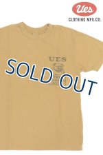 画像: 「UES/ウエス」BULLDOG プリントTシャツ【イエロー】