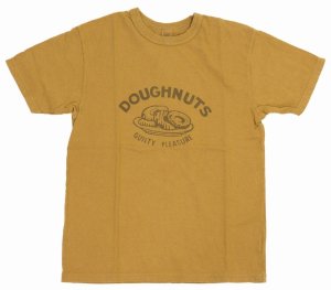 画像: 「UES/ウエス」DOUGHNUTS プリントTシャツ【イエロー】