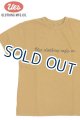 画像: 「UES/ウエス」LIFE TIME プリントTシャツ【イエロー】