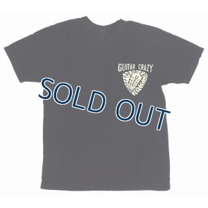 画像2: 「UES/ウエス」GUITAR CRAZY プリントTシャツ【ブラック】 (2)