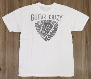 画像: 「UES/ウエス」GUITAR CRAZY プリントTシャツ【ホワイト】