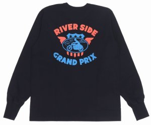 画像: 「WEST RIDE/ウエストライド」RIVER SIDE ヘビーウェイトプリントロンT【ブラック】