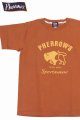画像: 「Pherrow's/フェローズ」BUFFALOロゴTシャツ PTシリーズ【オレンジ】