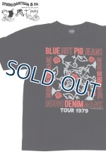 画像: 「STUDIO D'ARTISAN/ステュディオ・ダ・ルチザン」INDIGO DENIM MAGIK プリントＴシャツ【ブラック】