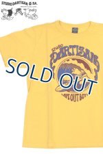 画像: 「STUDIO D'ARTISAN/ステュディオ・ダ・ルチザン」WIPE OUT BOYS プリントＴシャツ【イエロー】