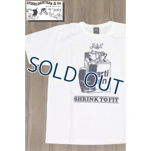 画像1: 「STUDIO D'ARTISAN/ステュディオ・ダ・ルチザン」SHRINK TO FIT プリントＴシャツ【ホワイト】 (1)