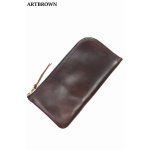画像: 「ARTBROWN/アートブラウン」クロムエクセルL字ロングウォレット【チョコ】