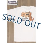 画像: 「Pherrow's/フェローズ」Painting Tiger プリントTシャツ PTシリーズ【ホワイト】
