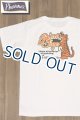 画像: 「Pherrow's/フェローズ」Painting Tiger プリントTシャツ PTシリーズ【ホワイト】