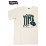 画像: 「Pherrow's/フェローズ」TIME プリントTシャツ PMTシリーズ【S・ホワイト】