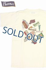 画像: 「Pherrow's/フェローズ」PRS プリントTシャツ PTシリーズ【S・ホワイト】