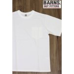 画像: 「BARNS OUT FITTERS /バーンズアウトフィッターズ」タフネック無地ポケット付きTシャツ【ホワイト】