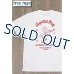 画像: 「FREE RAGE/フリーレイジ」Gyoza Boy プリントリサイクルコットンTシャツ【ホワイト】