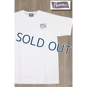 画像1: 「Pherrow's/フェローズ」PHERROW'S プリント ポケット付きTシャツ PTシリーズ【ホワイト】 (1)