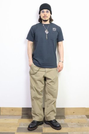 画像: 「Pherrow's/フェローズ」PHERROW'S プリント ポケット付きTシャツ PTシリーズ【S・ブラック】